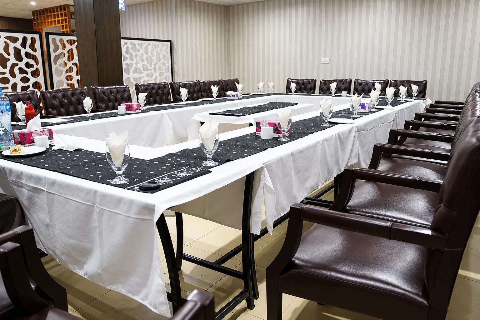 Banquet and conference setup at The Four Season Hotel & Restaurant