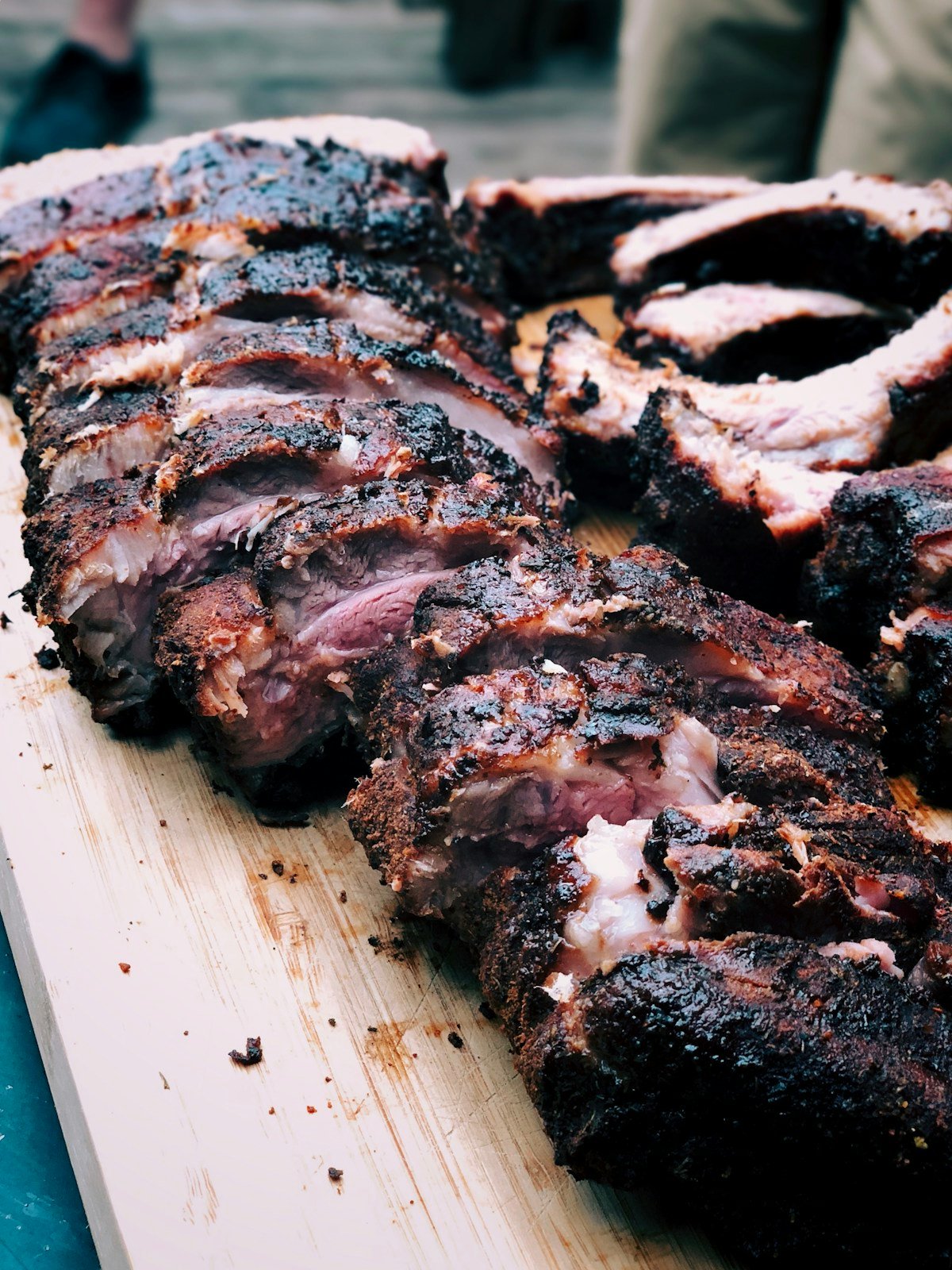 Mixed BBQ grill platter