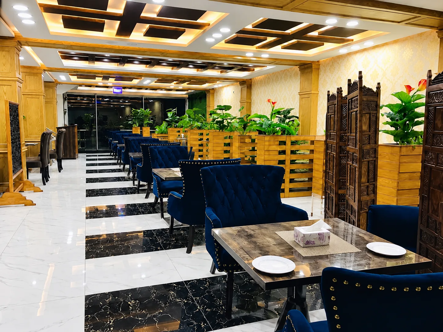 Restaurant dining area at The Four Season Hotel & Restaurant